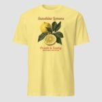 Sunshine Lemons, Fresh & Zesty Unisex T-Shirt - Image 12