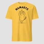 Namaste Cat Unisex T-Shirt - Image 13