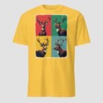 Christmas deers Unisex T-Shirt - Image 12