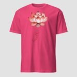 Breathe Lotus Unisex T-Shirt - Image 12