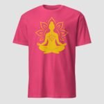 Golden Yoga Unisex T-Shirt - Image 12