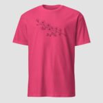 Cherry Blossom Sakura T-Shirt | Minimalist Japanese Floral Design - Image 8