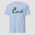The Great Wave Off Kanagawa Unisex T-Shirt - Image 5