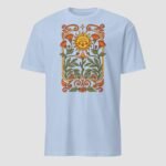 Sun, Floral Garden Unisex T-Shirt - Image 8