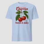 Cherries, Sweet & Juicy Unisex T-Shirt - Image 5