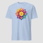 Bright Flower Unisex T-Shirt - Image 5