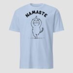 Namaste Cat Unisex T-Shirt - Image 6