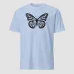 Butterfly Mandala Unisex T-Shirt - Image 6