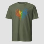 Rainbow Butterfly Unisex T-Shirt - Image 8