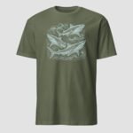 Sharks Ocean Unisex T-Shirt - Image 8