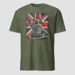 British DJ Cat Unisex T-Shirt - Image 9