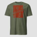 Victory Through Sweat Unisex T-Shirt - Image 8