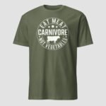 Eat Meat Not Vegetables Unisex T-Shirt - Image 8