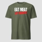 Eat Meat Lift Weights Unisex T-Shirt - Image 6