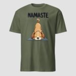 Namaste Dog Unisex T-Shirt - Image 6