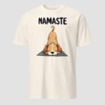 Namaste Dog Unisex T-Shirt - Image 7