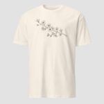 Cherry Blossom Sakura T-Shirt | Minimalist Japanese Floral Design - Image 7