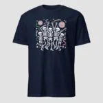 Dancing Skeletons Unisex T-Shirt - Image 6