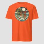Japanese Dragon Art Unisex T-Shirt - Image 8