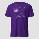 Dandelion Just Breathe Unisex T-Shirt - Image 8