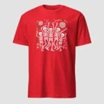 Dancing Skeletons Unisex T-Shirt - Image 9