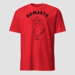Namaste Cat Unisex T-Shirt - Image 8
