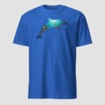 Deep sea Dolphin Unisex T-Shirt - Image 9