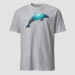 Deep sea Dolphin Unisex T-Shirt - Image 10