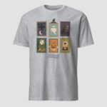 Halloween Stamps Unisex T-Shirt - Image 13