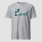 The Great Wave Off Kanagawa Unisex T-Shirt - Image 6