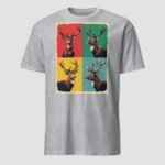 Christmas deers Unisex T-Shirt - Image 8