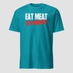 Eat Meat Lift Weights Unisex T-Shirt - Image 9