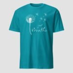 Dandelion Just Breathe Unisex T-Shirt - Image 12