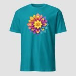 Bright Flower Unisex T-Shirt - Image 7