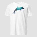Deep sea Dolphin Unisex T-Shirt - Image 5