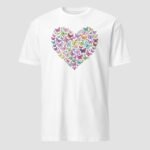 Butterfly Heart Unisex T-Shirt - Image 12