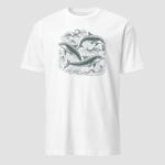 Dolphin Ocean Unisex T-Shirt - Image 7