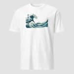 The Great Wave Off Kanagawa Unisex T-Shirt - Image 7