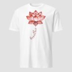 Breathe Lotus Unisex T-Shirt - Image 10