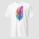 Vibrant feather Unisex T-Shirt - Image 7