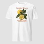 Sunshine Lemons, Fresh & Zesty Unisex T-Shirt - Image 10