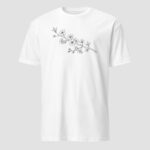 Cherry Blossom Sakura T-Shirt | Minimalist Japanese Floral Design - Image 10