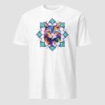 Cat Mandala Unisex T-Shirt - Image 11