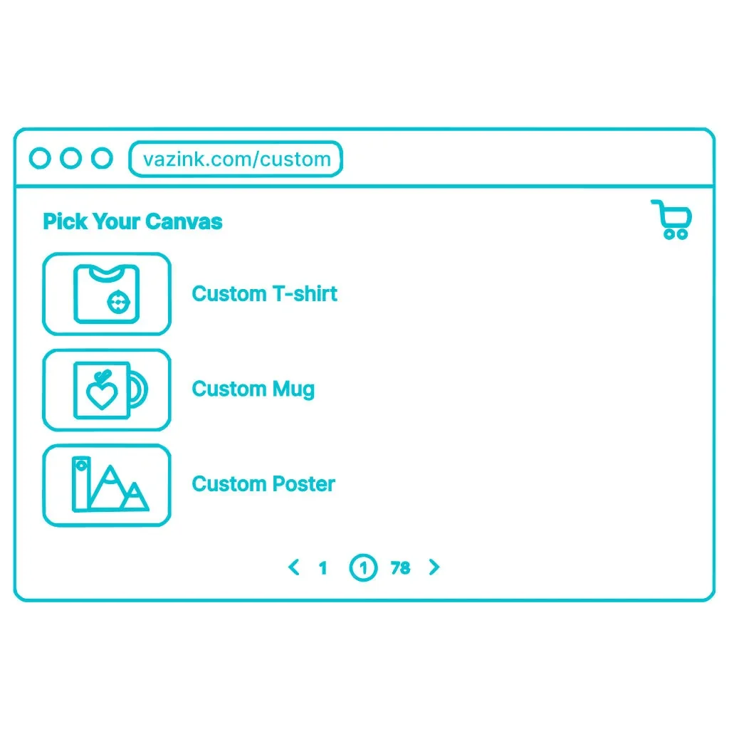 Build your own prints UK – choose a product to customise