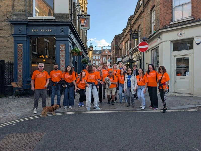 Solomon Taylor and Shaw Team Walk